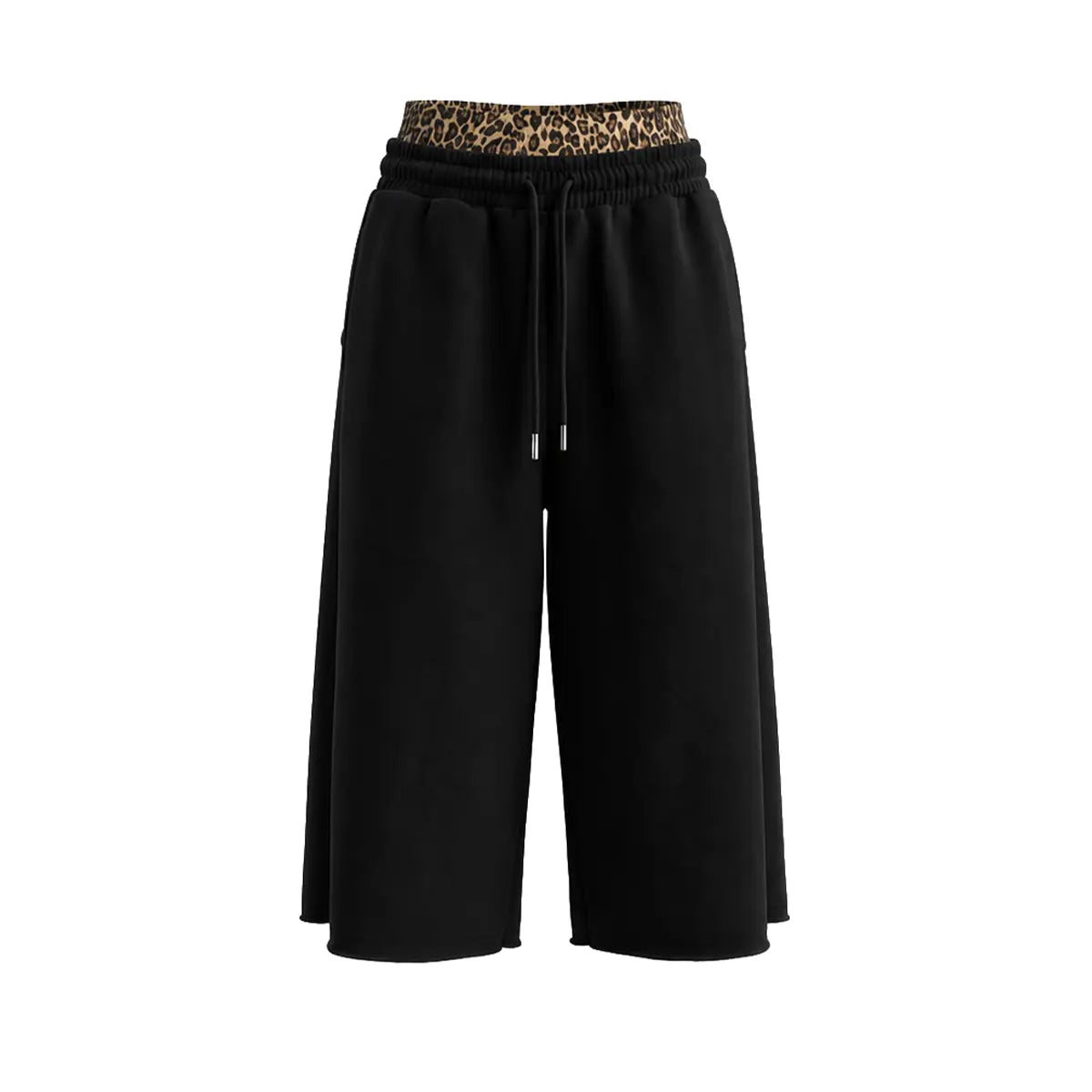 FDR Unisex Camo Print 3/4 Length Baggy Pants Handwritten Graphic Vintage Wide Leg Jort Low Waist Trousers Summer Streetwear Bottoms, Relaxed Fit for Daily Casual Wear, Sports, Travel & Easy Styling